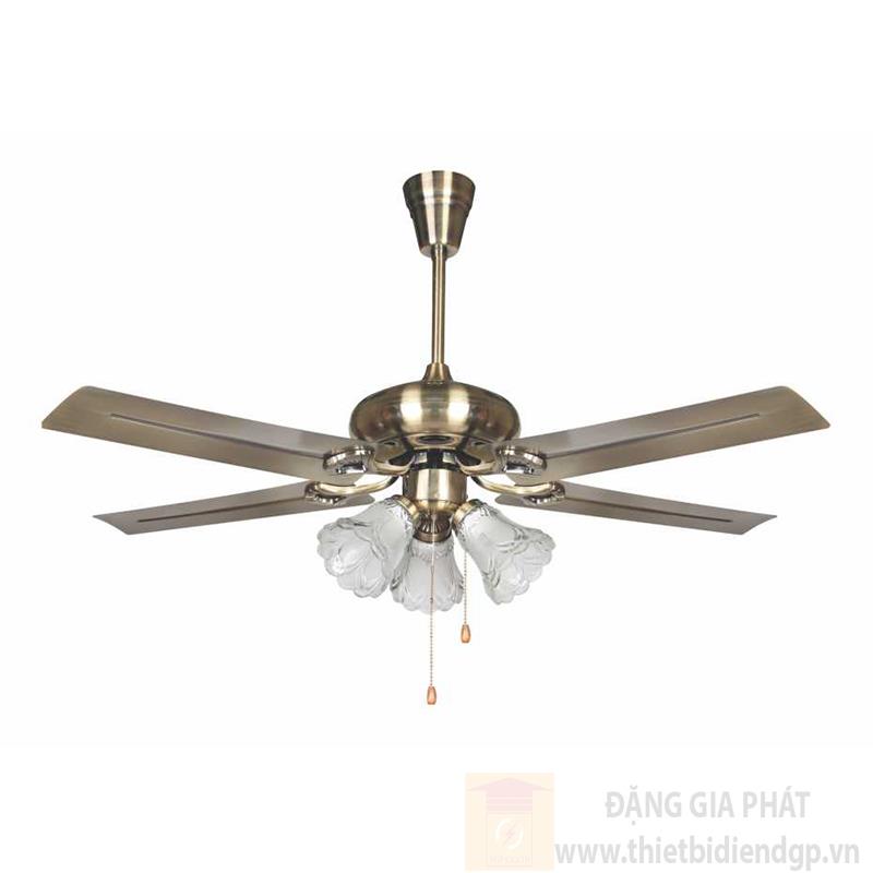 Quạt trần Nam Long NetViet 5 cánh NQ 50906A E27*3 lamp